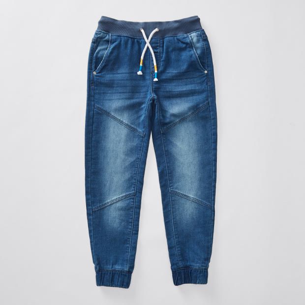 Piping Hot French Terry Cuffed Jeans Piping Hot French Terry Cuffed Jeans