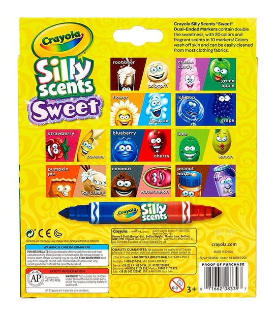 Crayola Silly Scents Dual Ended Markers - 10 Pack