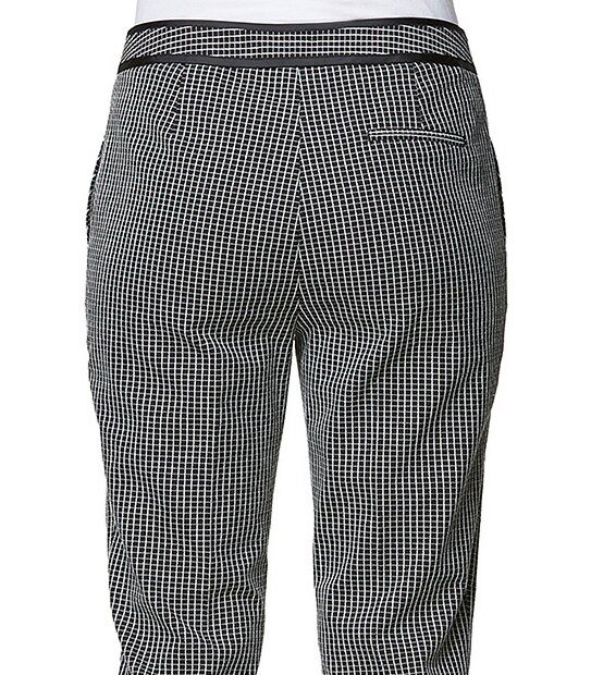 Monochrome Jacquard Pants