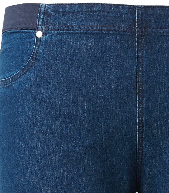 MODA Pull On Denim Shorts - Indigo 2 of 2