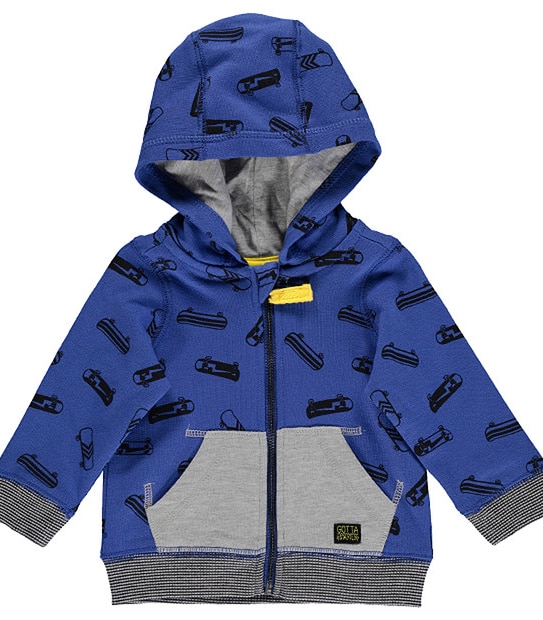 Boys' Skateboard Zip Up Hoodie