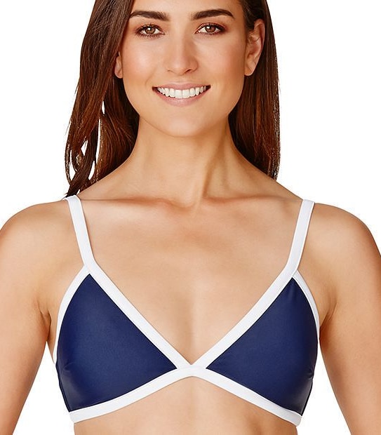 Nautical Contrast Bikini Top Target Australia