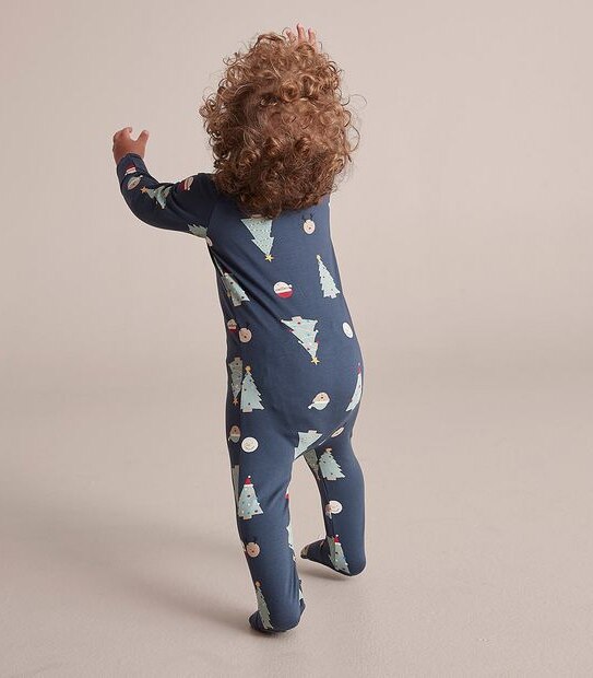 Baby Organic Cotton Christmas Coverall