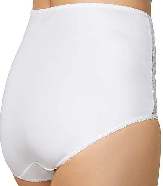 Jacquard Full Briefs - White