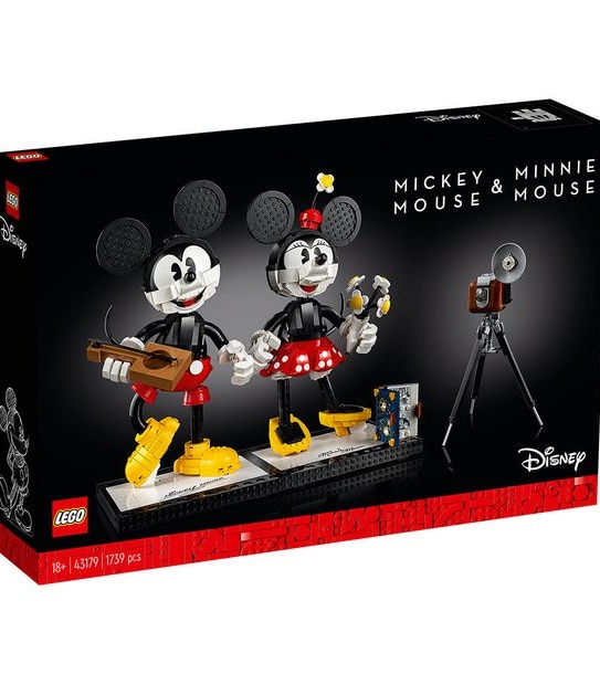 LEGO&reg; Disney Mickey Mouse & Minnie Mouse Buildable Characters 43179