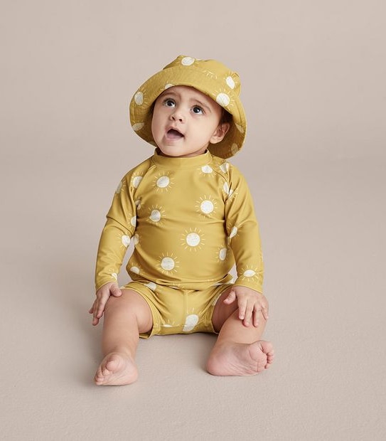 3 Piece Baby Sun Swim Set