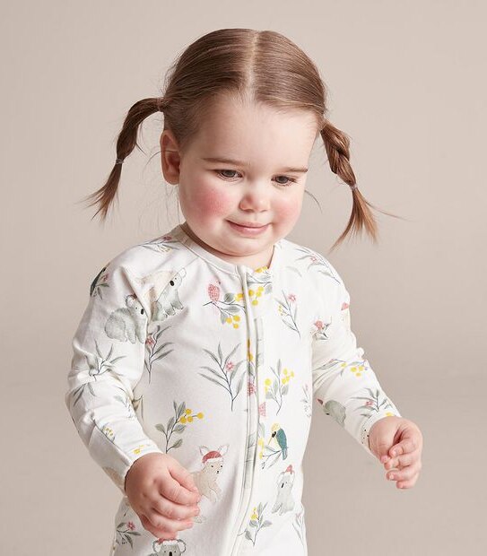 Baby Organic Cotton Christmas Coverall 6 of 6