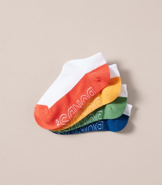 4 Pack Bonds Low Cut Socks