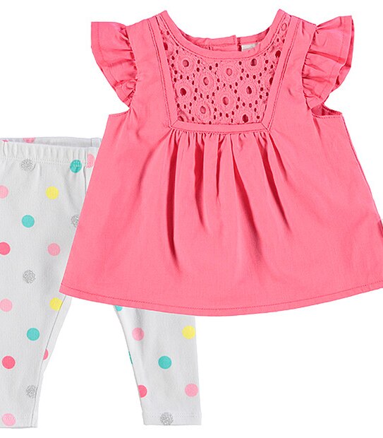 Girls' 2 Piece Top And Leggings Set