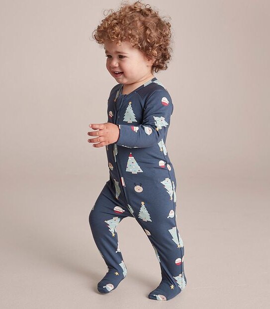 Baby Organic Cotton Christmas Coverall