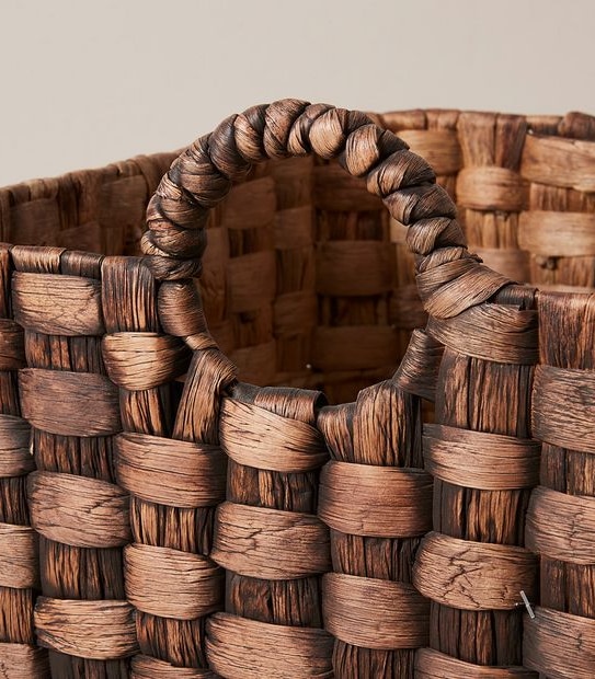 Water Hyacinth Square Basket