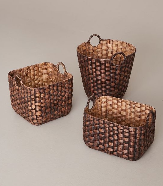 Water Hyacinth Square Basket