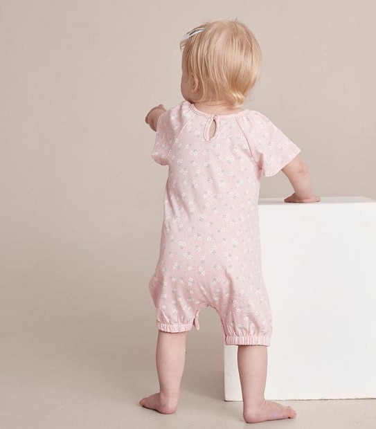 S23 257776_01 G RUCHED FRONT JERSEY ROMPER FLORAL 4 of 5