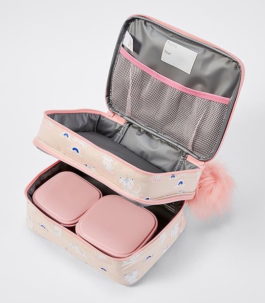 3 Piece Kitty Cat Lunch Cool Box
