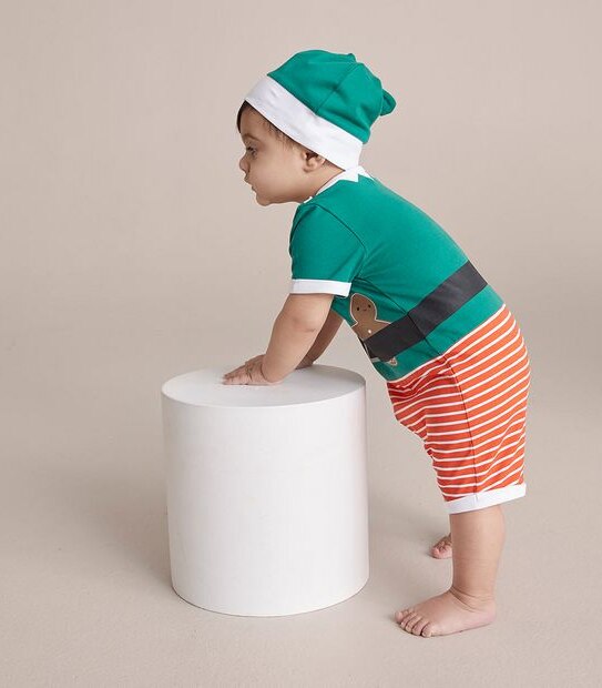 2 Piece Baby Organic Cotton Christmas Set