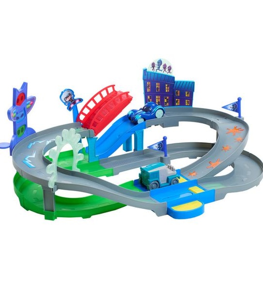 PJ Masks Nighttime Adventures Rev-N-Rumblers Track Playset
