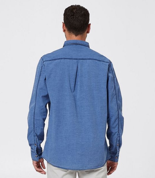 Casual Shirt - Bleached Denim