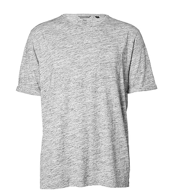 Men's Short Sleeve Heather Yarn T-Shirt - Grey 1 of 3