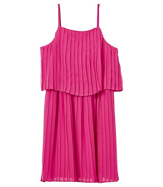 Panel Pleated Party Dress