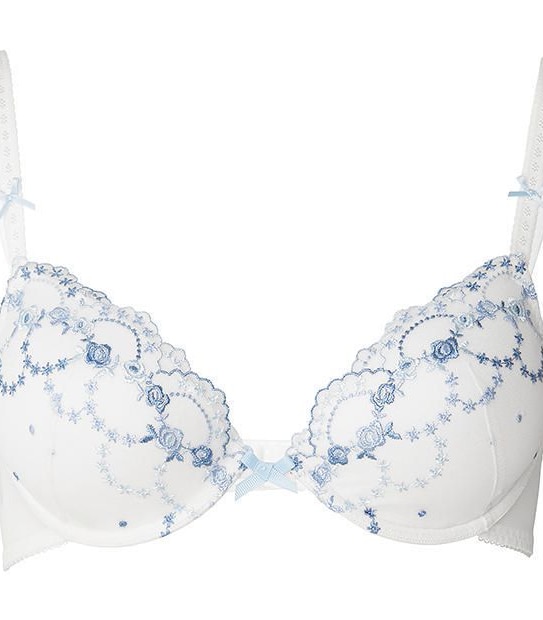 Lily Loves 2 Pack Embroidered Plunge Bras