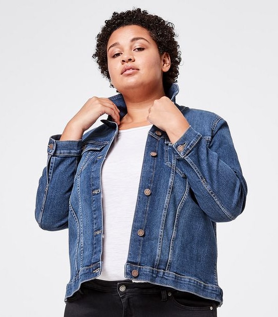 Target Curve Denim Jacket - Indigo Blue | Target Australia