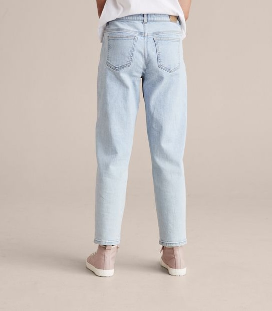 Straight Leg Denim Jeans