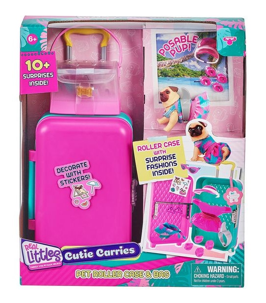 Real Littles Cutie Carries Pet Roller Case and Bag Pack