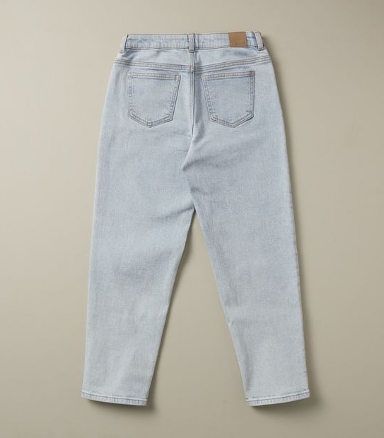 Straight Leg Denim Jeans