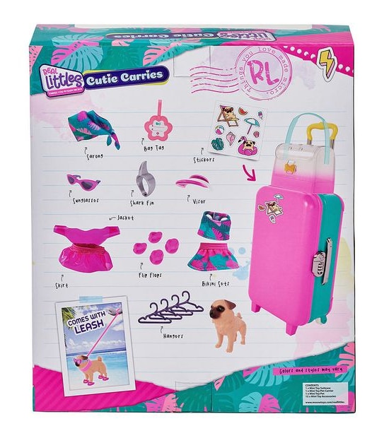 Real Littles Cutie Carries Pet Roller Case and Bag Pack