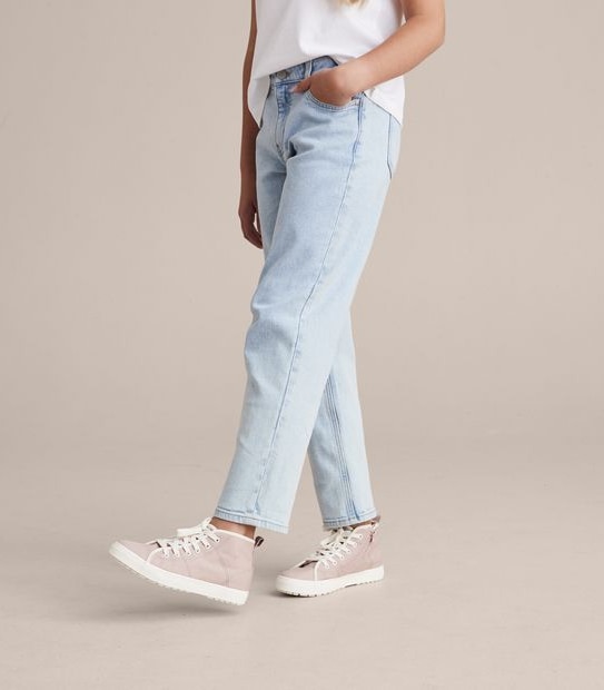 Straight Leg Denim Jeans