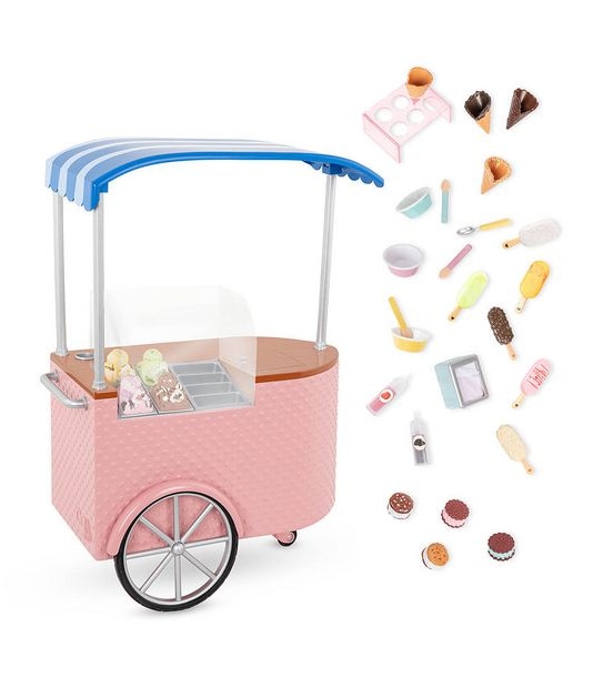 Our Generation Two Scoops Ice Cream Cart