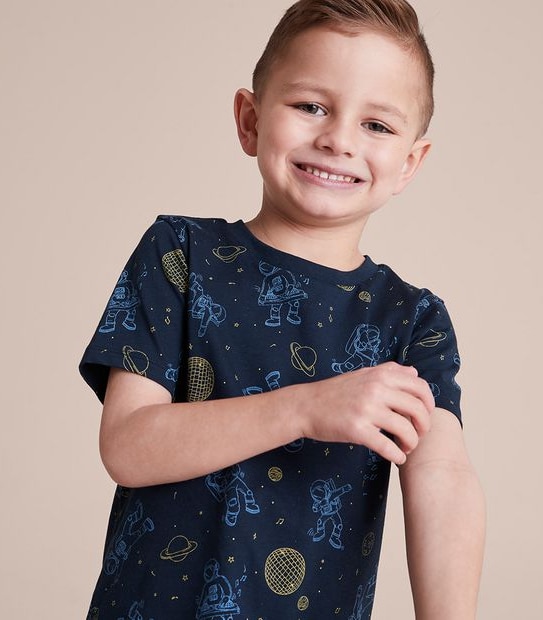 Organic Cotton Astronaut Pyjama Set