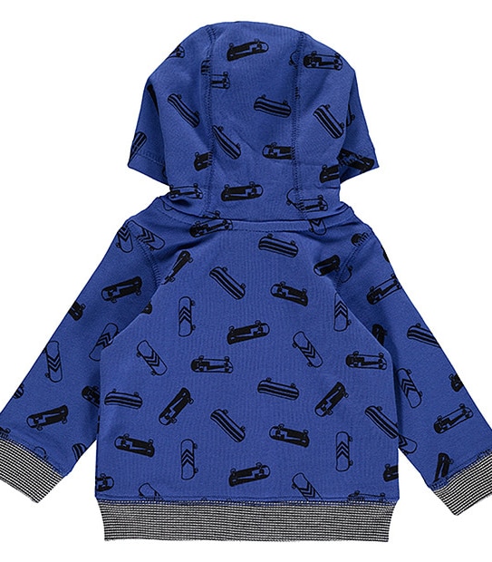 Boys' Skateboard Zip Up Hoodie