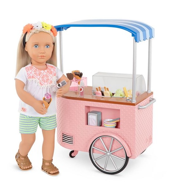 Our Generation Two Scoops Ice Cream Cart