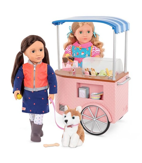 Our Generation Two Scoops Ice Cream Cart