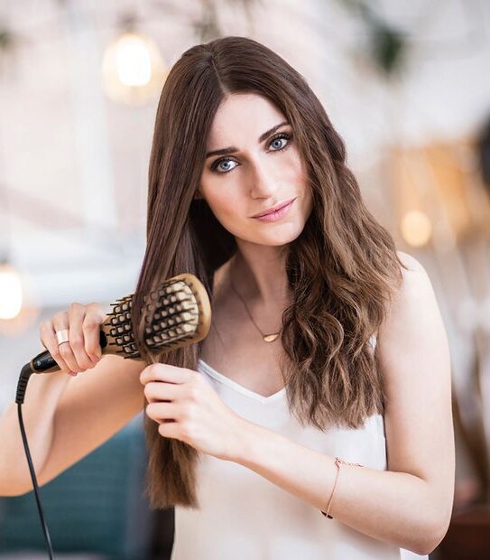 Remington Nourish Keratin & Argan Oil Straightening Brush CB7400