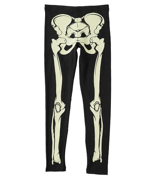 Skeleton Glow In Dark Halloween Leggings