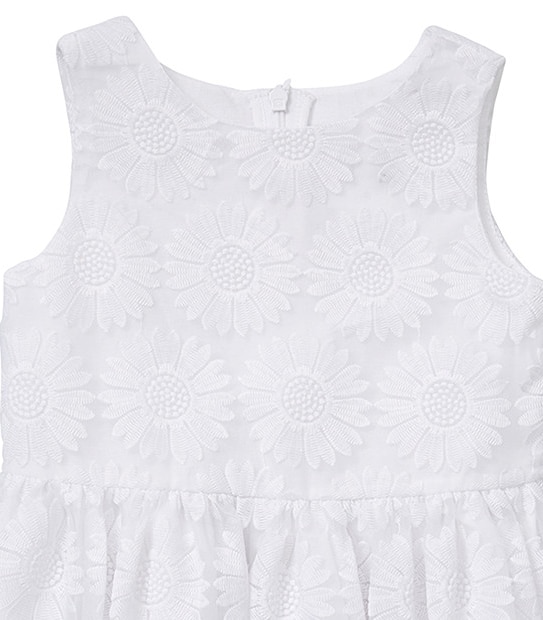 Girls' Organza Floral Dress
