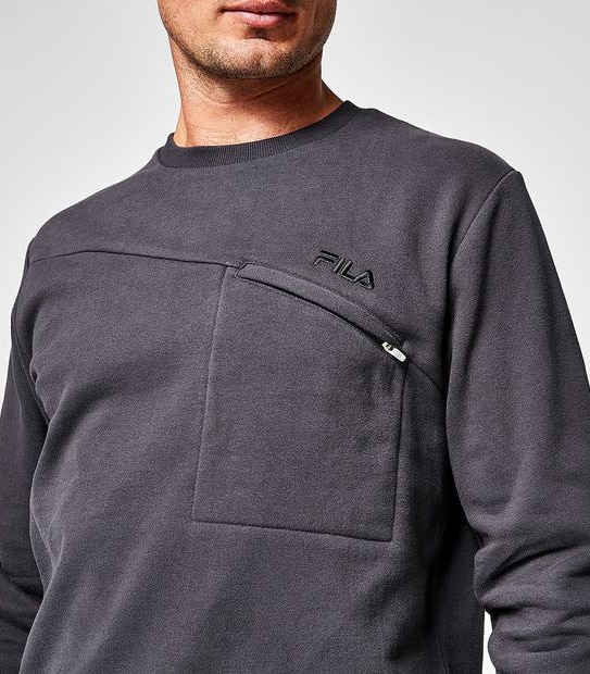 Fila Erik Crew Jumper - Periscope Grey