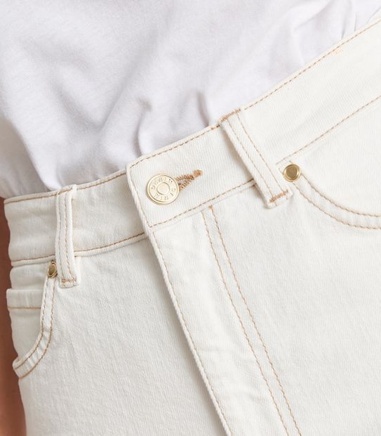 Kelsey Wide Leg High Rise Crop Length Denim Jeans