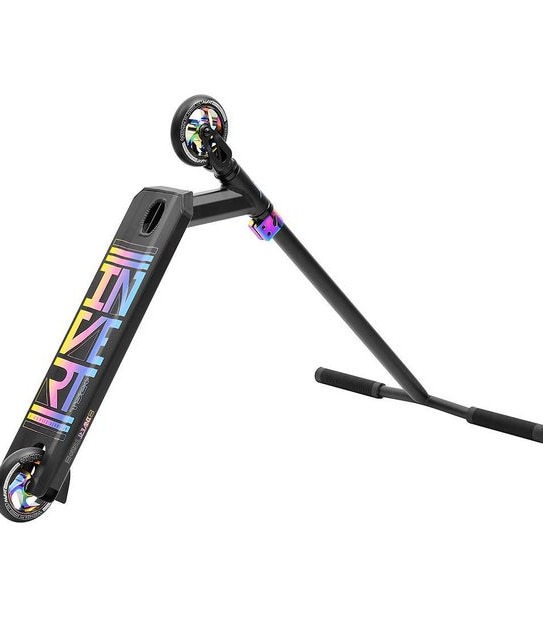 INVERT TS2+ Stunt Satin Black and Neo Chrome Scooter