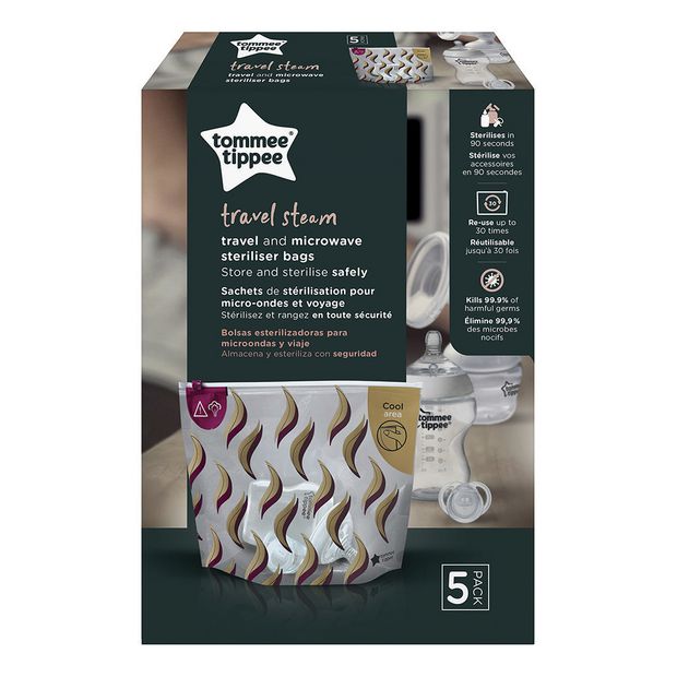 sterilising bottles in microwave tommee tippee
