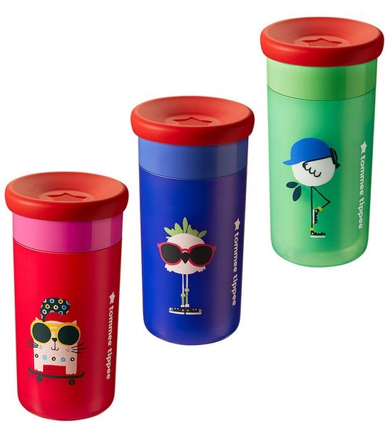 Tommee Tippee Insulated Easy Flow 360° Deco Cup 250ml Assorted