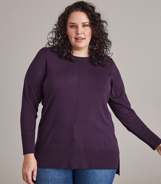 Belle Curve Crew Neck Jumper