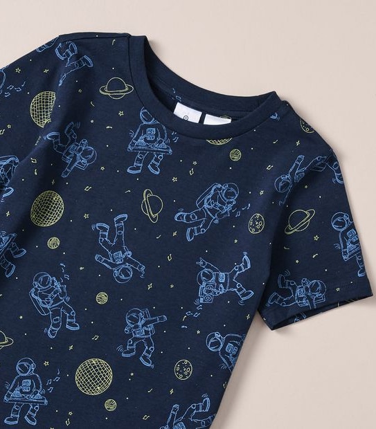 Organic Cotton Astronaut Pyjama Set
