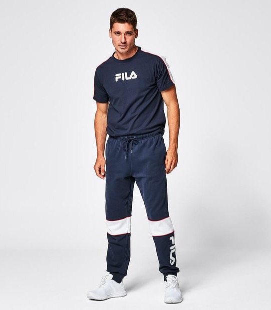 Fila Guy Fleece Trackpants - Navy