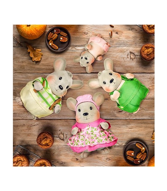 Li'l Woodzeez - Handydandy Mice Family