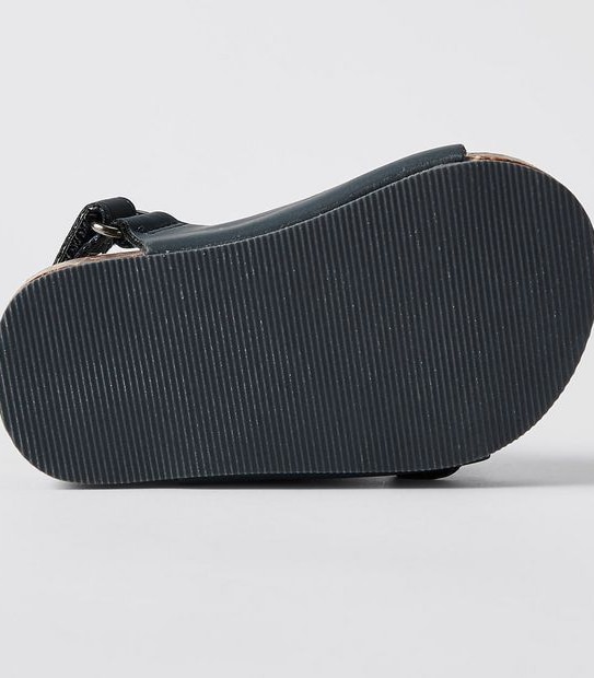 Baby Twin Buckle Sandal - Navy Blue