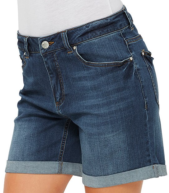 Boyfriend Denim Shorts - Mid Wash 4 of 4