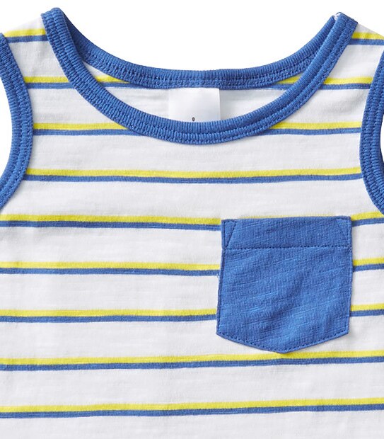 Boys' Stripe Singlet Top 3 of 3